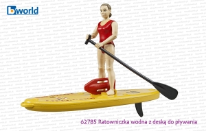 62785 BRUDER Ratowniczka wodna z deską do pływania