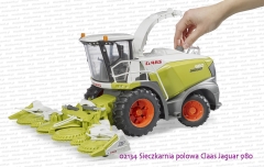 02134 BRUDER Sieczkarnia polowa Claas Jaguar 980 - sposób skręcania kołami