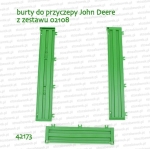 42173 BRUDER Burty do przyczepy John Deere z zestawu 02108