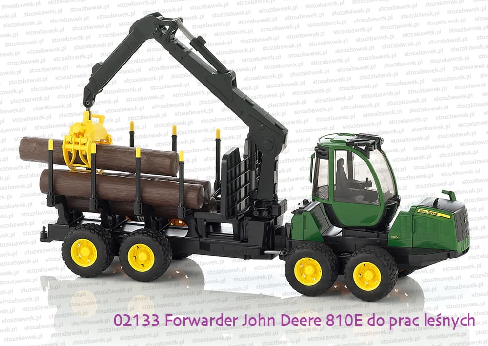Bruder 02133 Forwarder John Deere 1210 E do prac leśnych