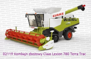 02119 Kombajn zbożowy na gąsienicach Claas Lexion 780 Terra Trac