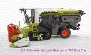 02119 Kombajn zbożowy na gąsienicach Claas Lexion 780 Terra Trac
