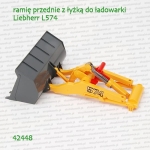 42448 BRUDER Ramię przednie z łyżką do ładowarki Liebherr L574 - 02430
