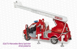 02673 BRUDER Mercedes-Benz Sprinter straż pożarna