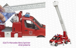 02673 BRUDER Mercedes-Benz Sprinter straż pożarna