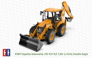 E589 Koparko-ładowarka JCB 4CX R/C 4,8V 2,4GHz Double Eagle