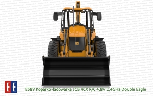 E589 Koparko-ładowarka JCB 4CX R/C 4,8V 2,4GHz Double Eagle