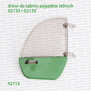 42113 BRUDER Drzwi do kabiny pojazdów leśnych John Deere 02133 i 02135