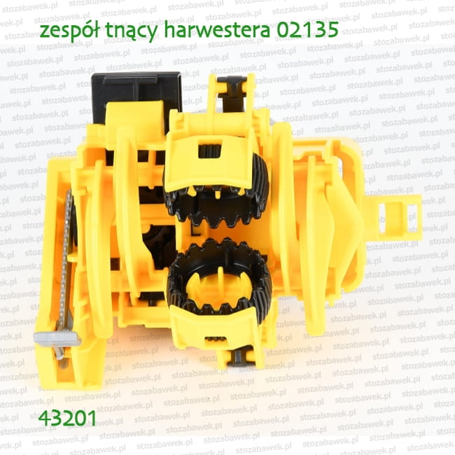 42201 BRUDER Kompletny zespół tnący harwestera John Deere 02135