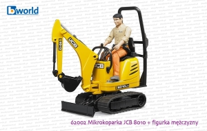 62002 BRUDER Mikrokoparka JCB 8010 CTS + figurka