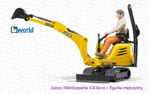 62002 BRUDER Mikrokoparka JCB 8010 CTS + figurka