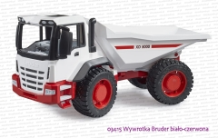 03415 BRUDER Wywrotka Bruder biało-czerwona