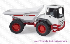 03415 BRUDER Wywrotka Bruder biało-czerwona