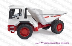 03415 BRUDER Wywrotka Bruder biało-czerwona