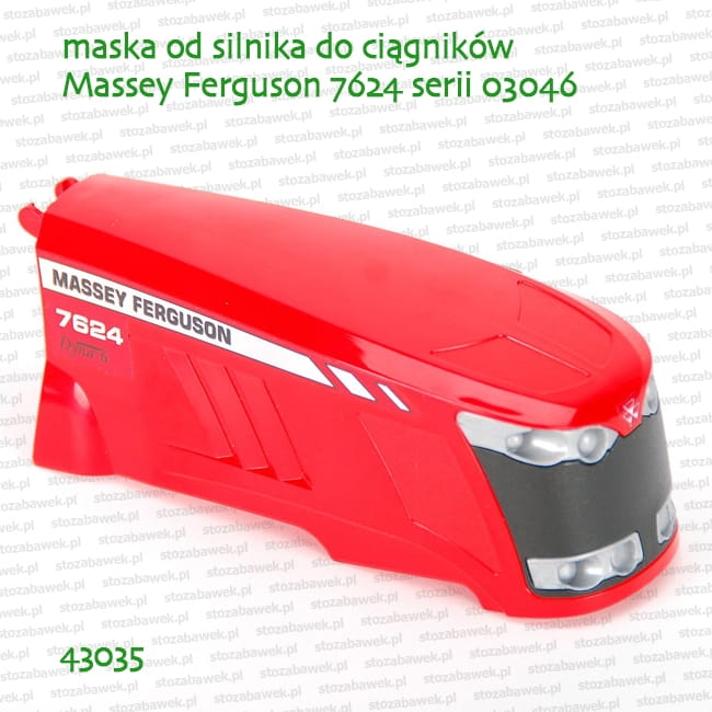 43035 BRUDER Maska od silnika do ciągnika Massey Ferguson 7624 serii 03046