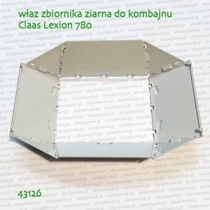 43126 BRUDER Górny właz zbiornika ziarna do kombajnu 02119 Claas Lexion 780