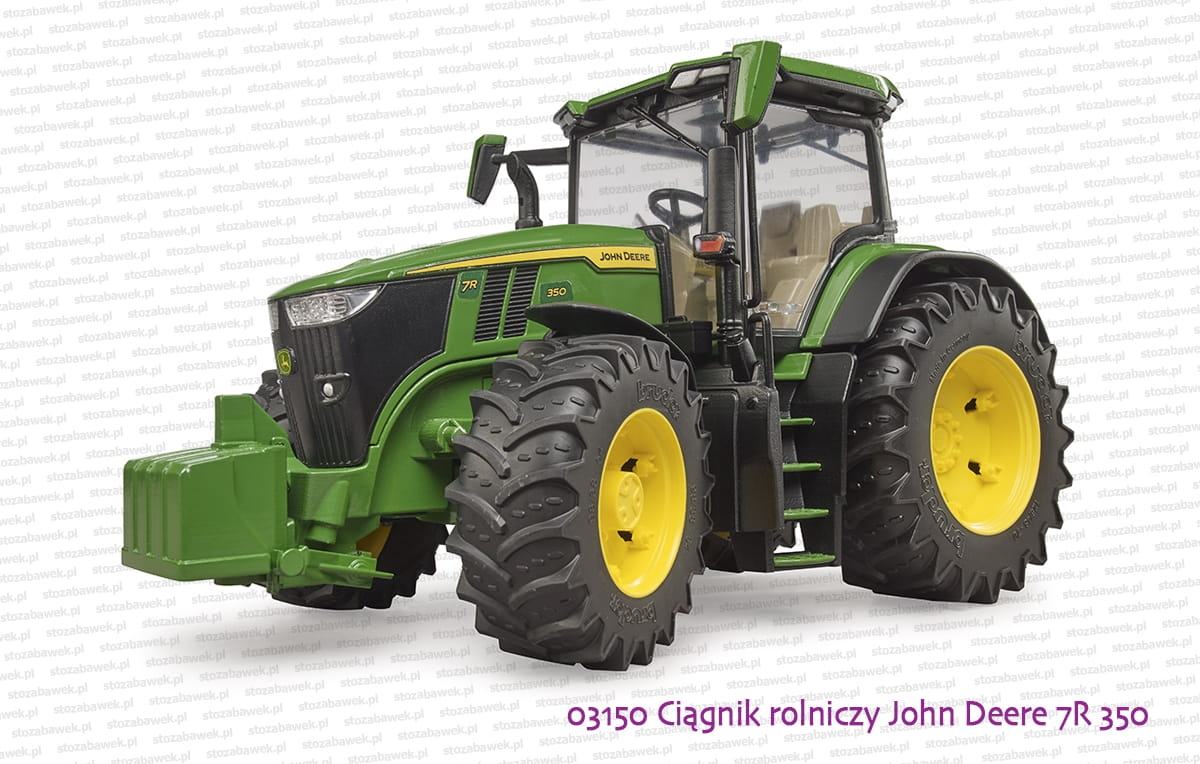 03150 BRUDER Ciągnik rolniczy John Deere 7R 350
