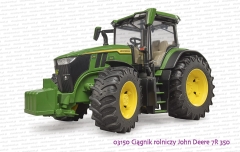 03150 BRUDER Ciągnik rolniczy John Deere 7R 350