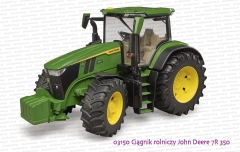 03150 BRUDER Ciągnik rolniczy John Deere 7R 350