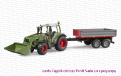02182 BRUDER Ciągnik rolniczy Fendt Vario 211 z przyczepą