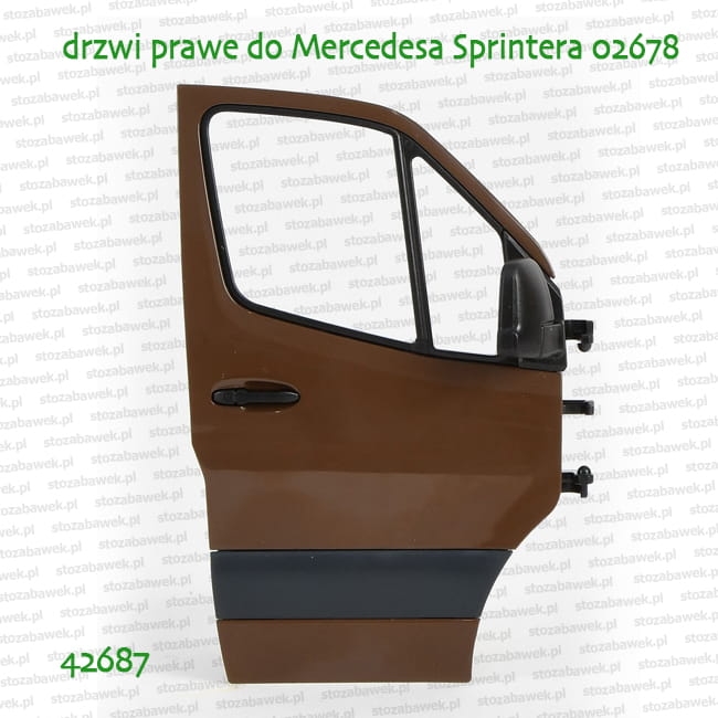 42687 BRUDER Drzwi boczne prawe do Mercedesa Sprintera UPS 02678