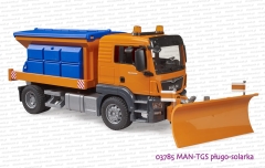 03785 BRUDER MAN TGS pługo-solarka