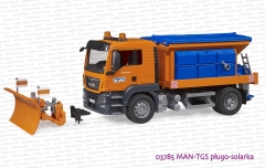 03785 BRUDER MAN TGS pługo-solarka
