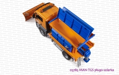 03785 BRUDER MAN TGS pługo-solarka