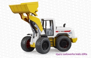 03412 BRUDER Ładowarka kołowa biało-żółta