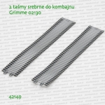 42149 BRUDER Srebrne taśmy do kombajnu Grimme 02130 (2 szt.)