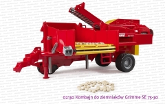 02130 BRUDER Kombajn do ziemniaków Grimme SE 75-30