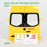 42683 BRUDER Drzwi tylne do Mercedesa Sprintera DHL 02671