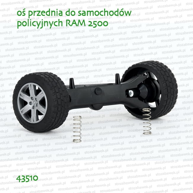 43510 BRUDER Oś przednia do pojazdów policyjnych Dodge RAM