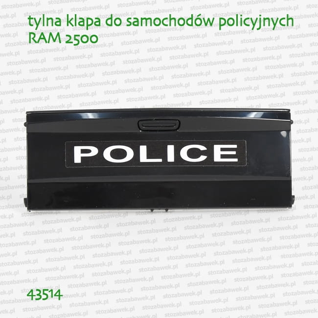 43514 BRUDER Tylna klapa do pojazdów policyjnych Dodge RAM