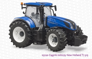 03120 BRUDER Ciągnik rolniczy New Holland T7.315