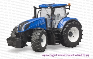 03120 BRUDER Ciągnik rolniczy New Holland T7.315