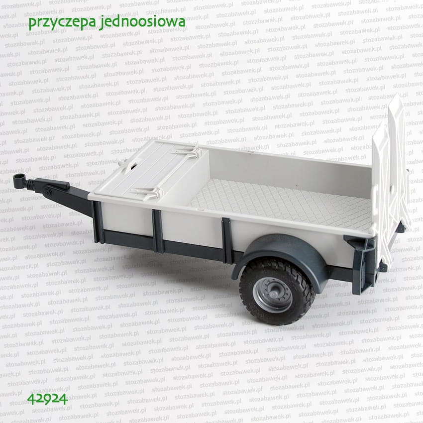 42924 BRUDER Przyczepa jednoosiowa do Jeepów, Land Roverów