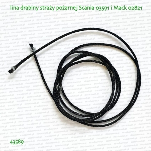 43589 BRUDER Lina drabiny straży pożarnej 03591 i 02821