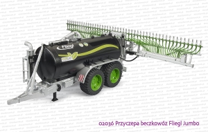 02036 BRUDER Przyczepa beczkowóz Fliegl Jumbo