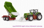03452 BRUDER ROADMAX Ciągnik rolniczy z ładowaczem czołowym i przyczepą