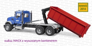 02822 MACK z wysuwanym kontenerem