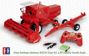 E699 Kombajn zbożowy BIZON Z056 R/C 4,8V 2,4GHz Double Eagle