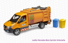 02682 BRUDER Mercedes-Benz Sprinter śmieciarka