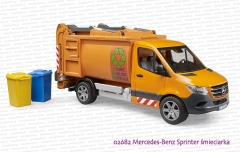 02682 BRUDER Mercedes-Benz Sprinter śmieciarka