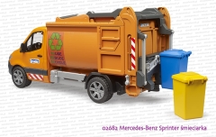 02682 BRUDER Mercedes-Benz Sprinter śmieciarka