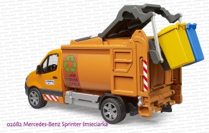 02682 BRUDER Mercedes-Benz Sprinter śmieciarka