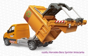02682 BRUDER Mercedes-Benz Sprinter śmieciarka