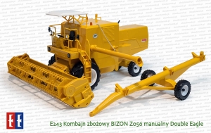 E243 Kombajn zbożowy BIZON Z056 manualny Double Eagle