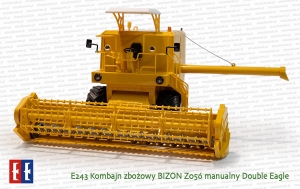 E243 Kombajn zbożowy BIZON Z056 manualny Double Eagle