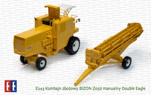 E243 Kombajn zbożowy BIZON Z056 manualny Double Eagle